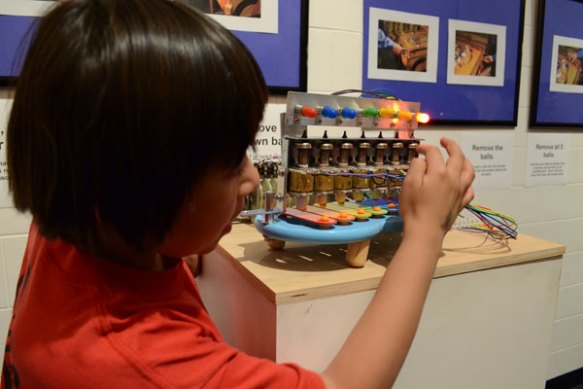 chris demonstrates chimes