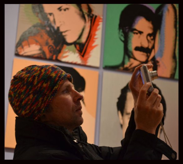 Wade at the Andy Warhol Museum in Pittsburgh