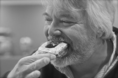 don samples a donut