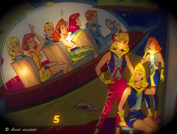 Flying Saucer Backglass Star Jet